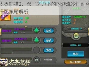 太极熊猫2：双子之力下的闪避流冷门副将搭配策略解析