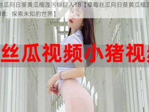 草莓丝瓜向日葵黄瓜榴莲污绿巨人18【草莓丝瓜向日葵黄瓜榴莲污绿巨人 18：探索未知的世界】