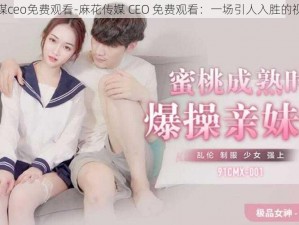 麻花传媒ceo免费观看-麻花传媒 CEO 免费观看：一场引人入胜的视听盛宴