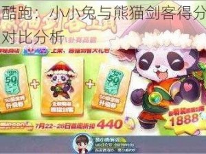 天天酷跑：小小兔与熊猫剑客得分能力深度对比分析