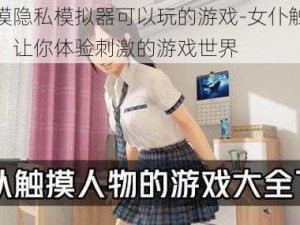 女仆触摸隐私模拟器可以玩的游戏-女仆触摸隐私模拟器：让你体验刺激的游戏世界