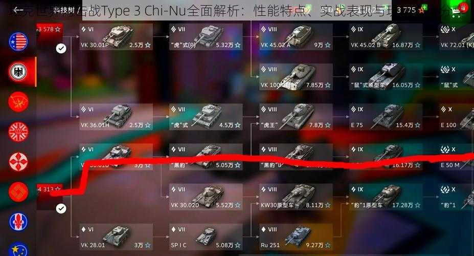 坦克世界闪击战Type 3 Chi-Nu全面解析：性能特点、实战表现与玩家心得分享