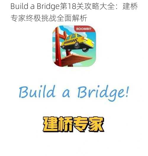 Build a Bridge第18关攻略大全：建桥专家终极挑战全面解析