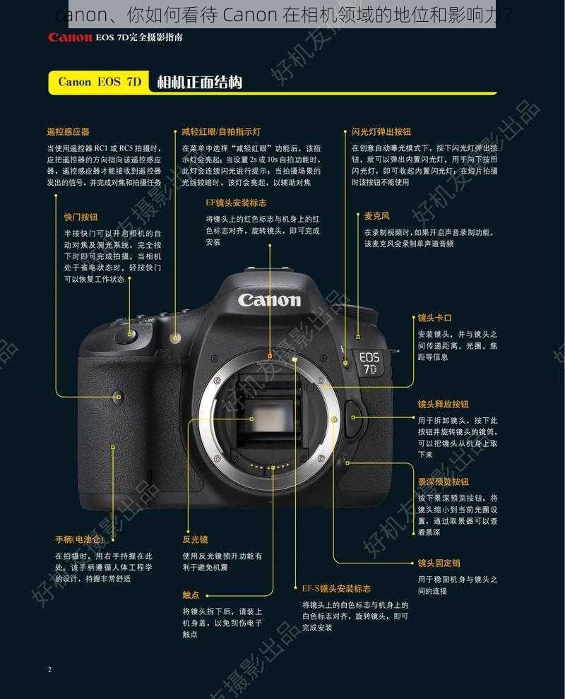 canon、你如何看待 Canon 在相机领域的地位和影响力？