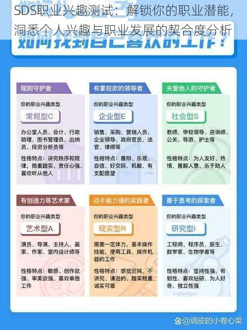 SDS职业兴趣测试：解锁你的职业潜能，洞悉个人兴趣与职业发展的契合度分析