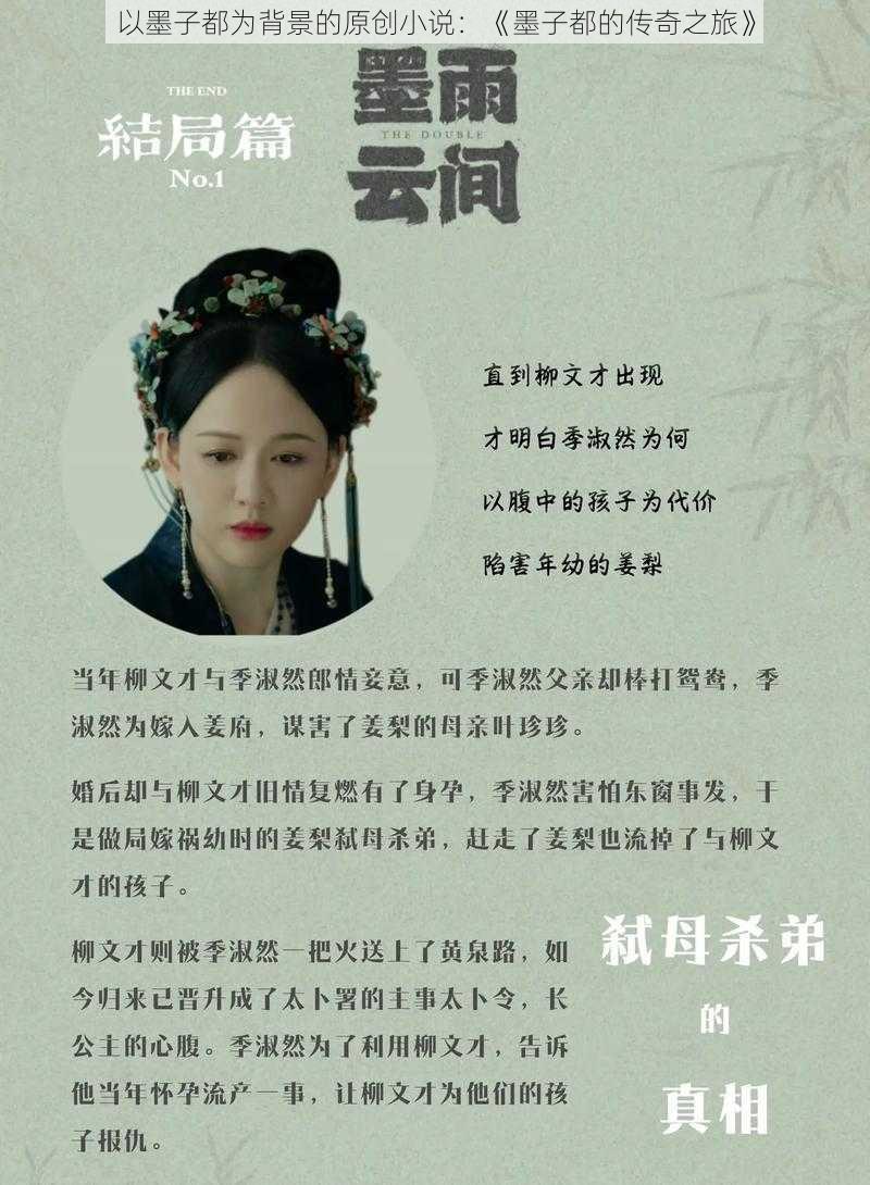 以墨子都为背景的原创小说：《墨子都的传奇之旅》