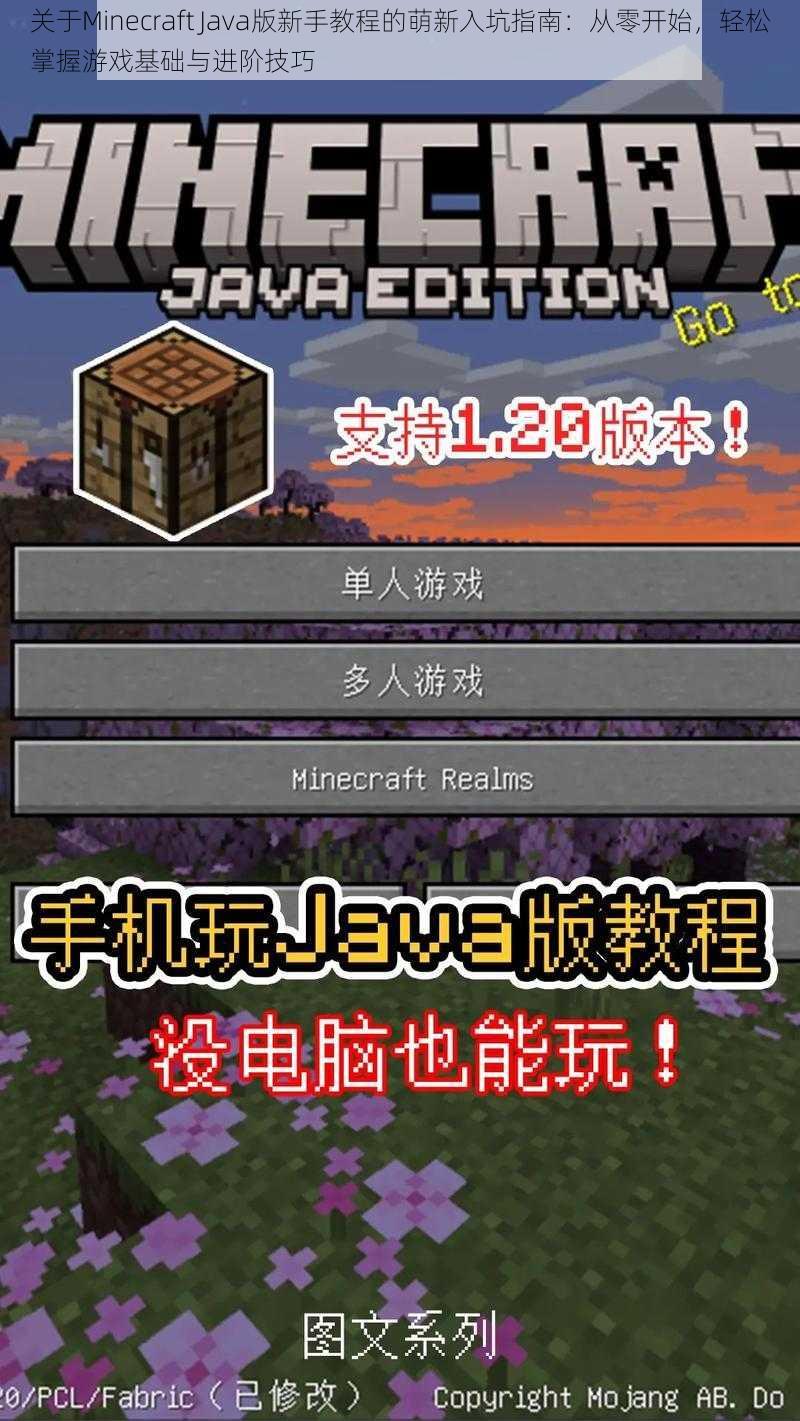 关于Minecraft Java版新手教程的萌新入坑指南：从零开始，轻松掌握游戏基础与进阶技巧