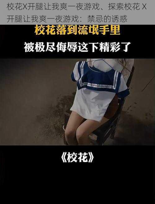 校花X开腿让我爽一夜游戏、探索校花 X 开腿让我爽一夜游戏：禁忌的诱惑