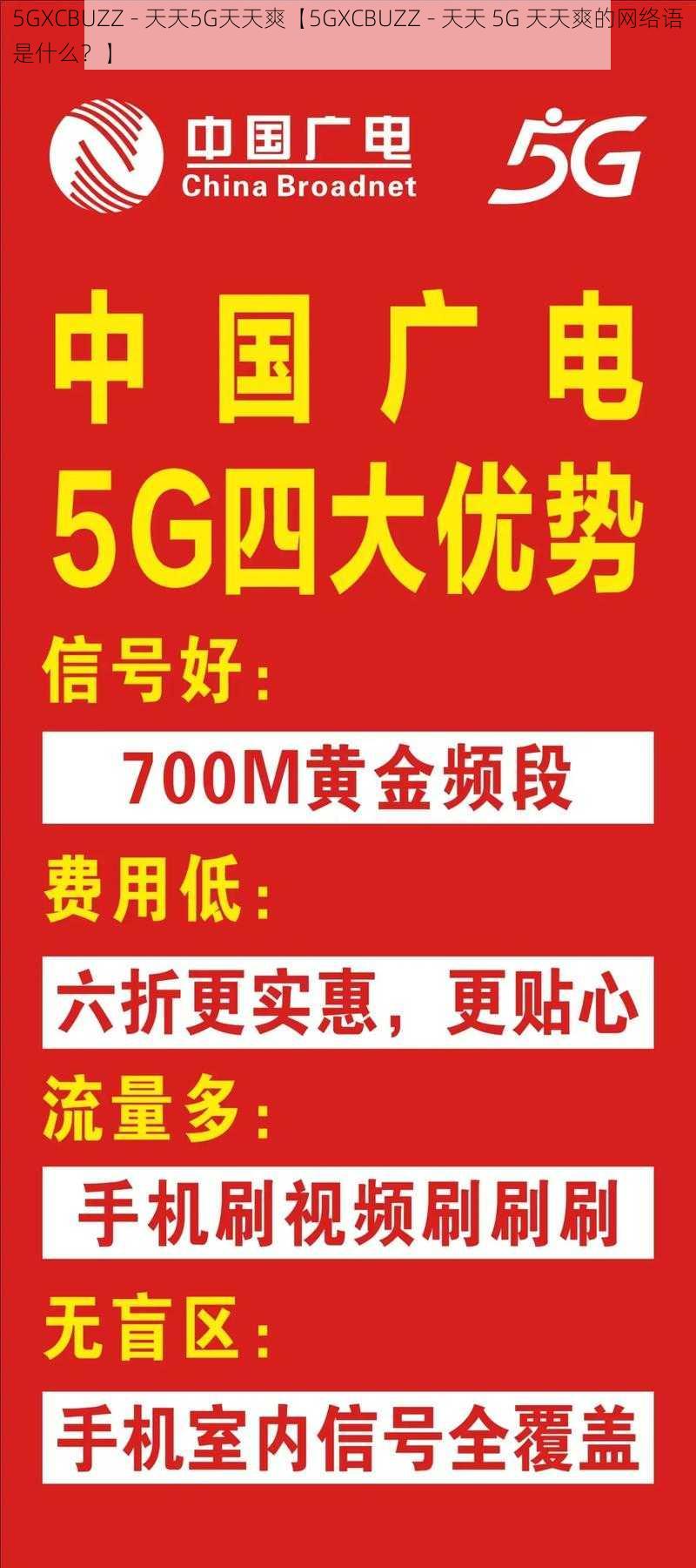 5GXCBUZZ - 天天5G天天爽【5GXCBUZZ - 天天 5G 天天爽的网络语是什么？】