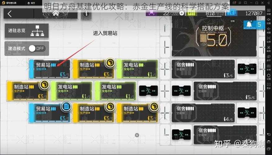 明日方舟基建优化攻略：赤金生产线的科学搭配方案