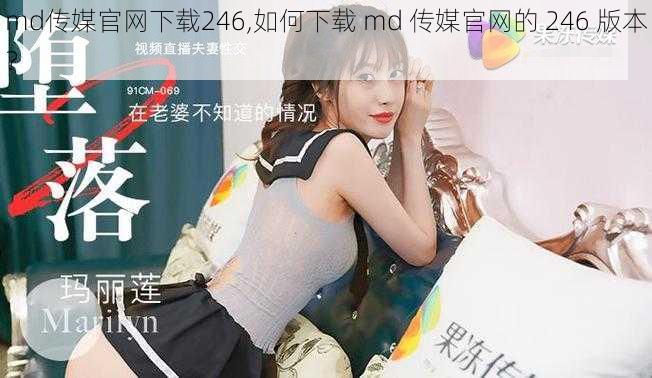 md传媒官网下载246,如何下载 md 传媒官网的 246 版本？