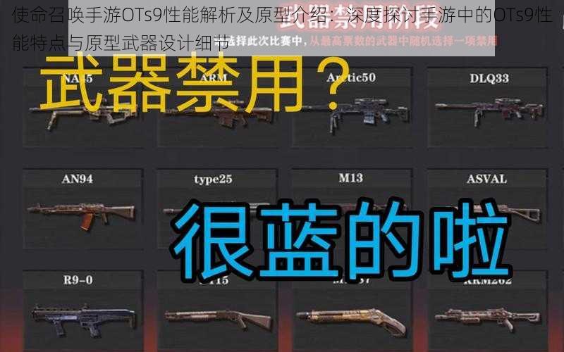 使命召唤手游OTs9性能解析及原型介绍：深度探讨手游中的OTs9性能特点与原型武器设计细节