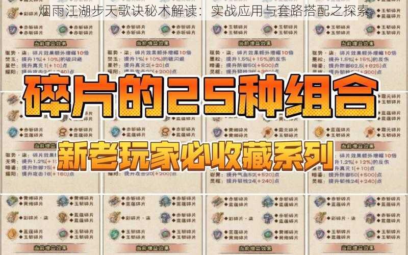 烟雨江湖步天歌诀秘术解读：实战应用与套路搭配之探索