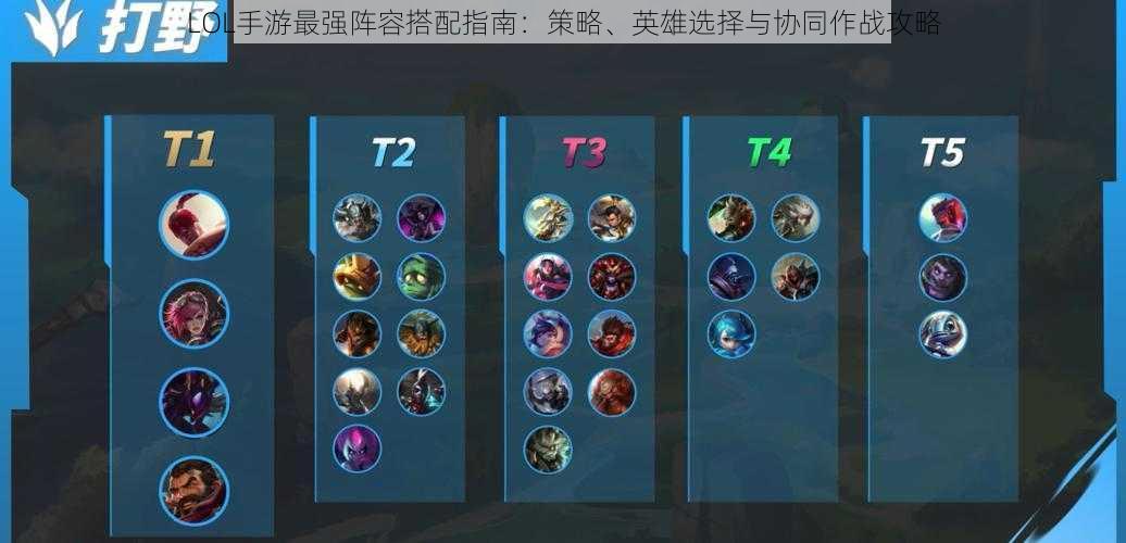 LOL手游最强阵容搭配指南：策略、英雄选择与协同作战攻略