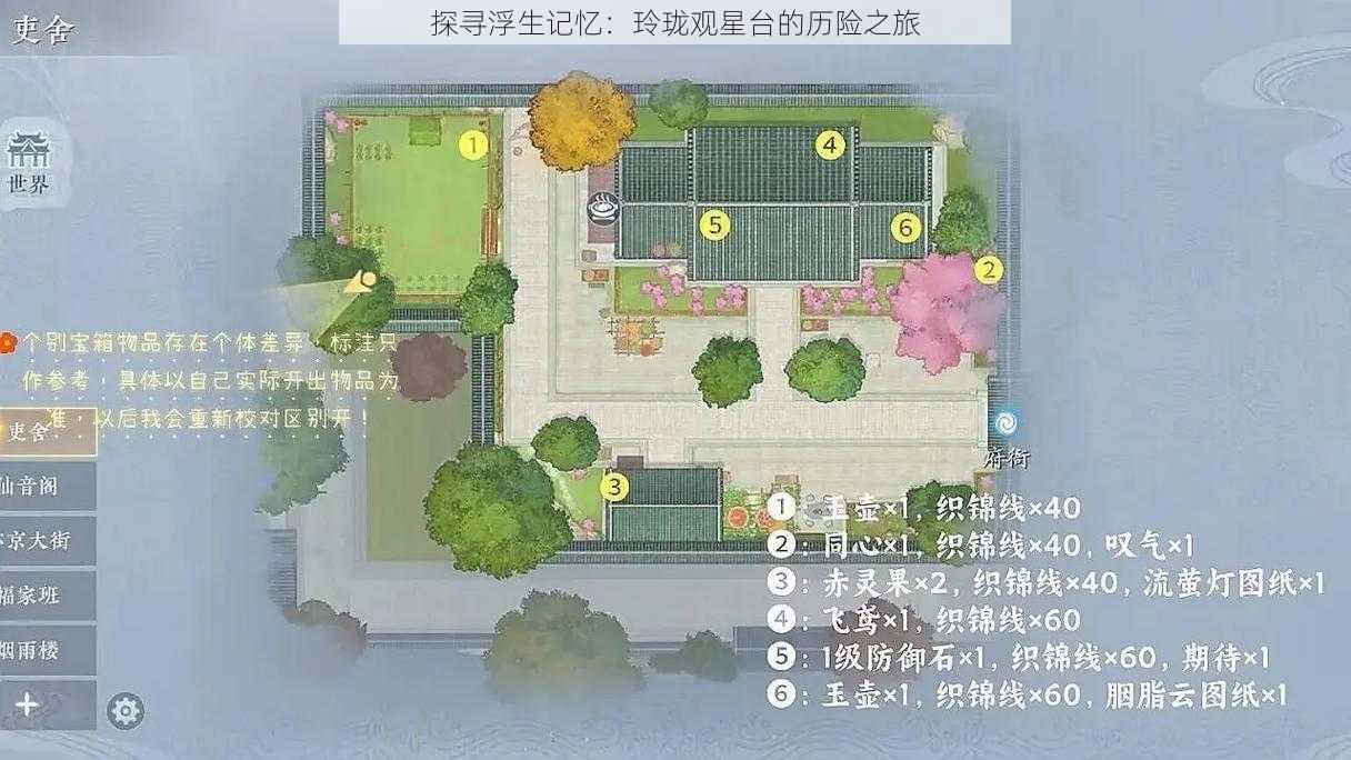 探寻浮生记忆：玲珑观星台的历险之旅