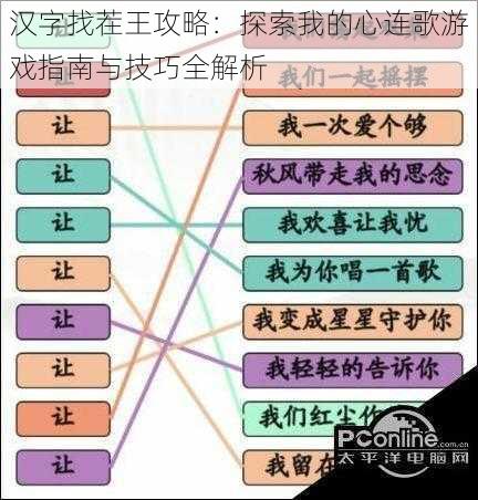 汉字找茬王攻略：探索我的心连歌游戏指南与技巧全解析