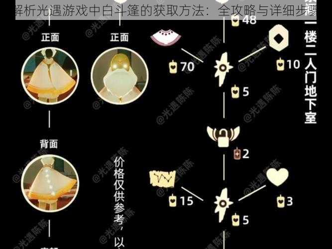 解析光遇游戏中白斗篷的获取方法：全攻略与详细步骤