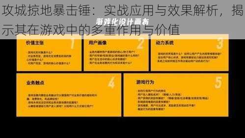 攻城掠地暴击锤：实战应用与效果解析，揭示其在游戏中的多重作用与价值