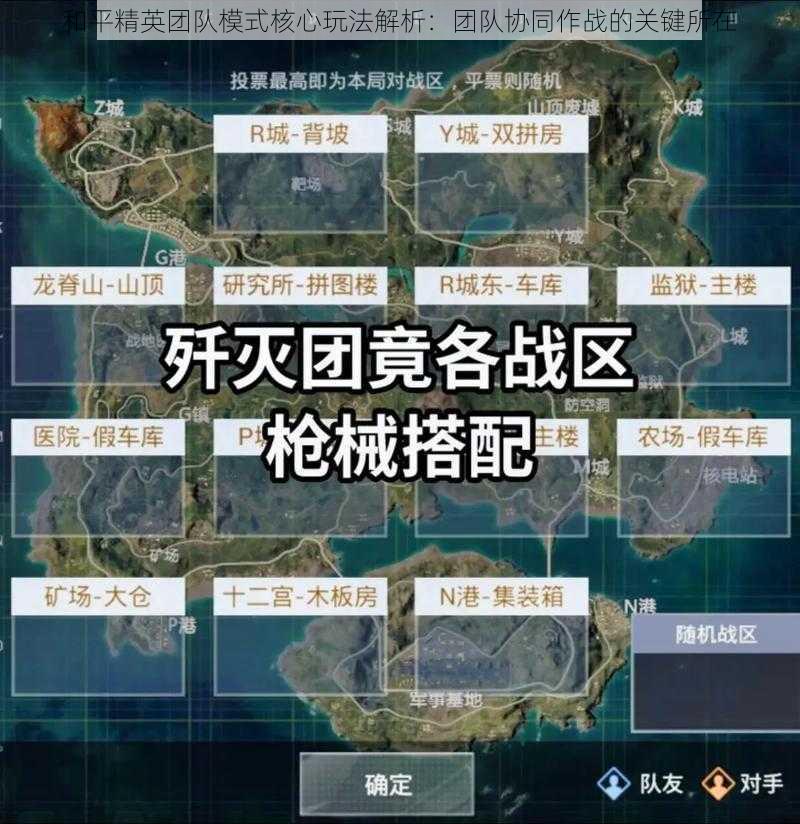 和平精英团队模式核心玩法解析：团队协同作战的关键所在