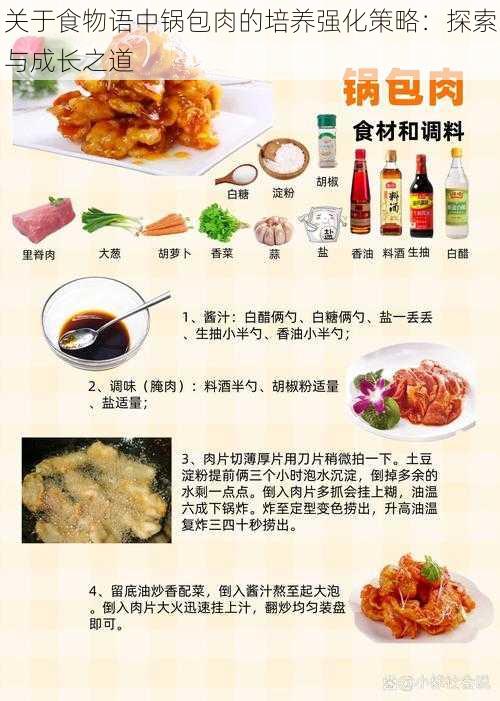 关于食物语中锅包肉的培养强化策略：探索与成长之道