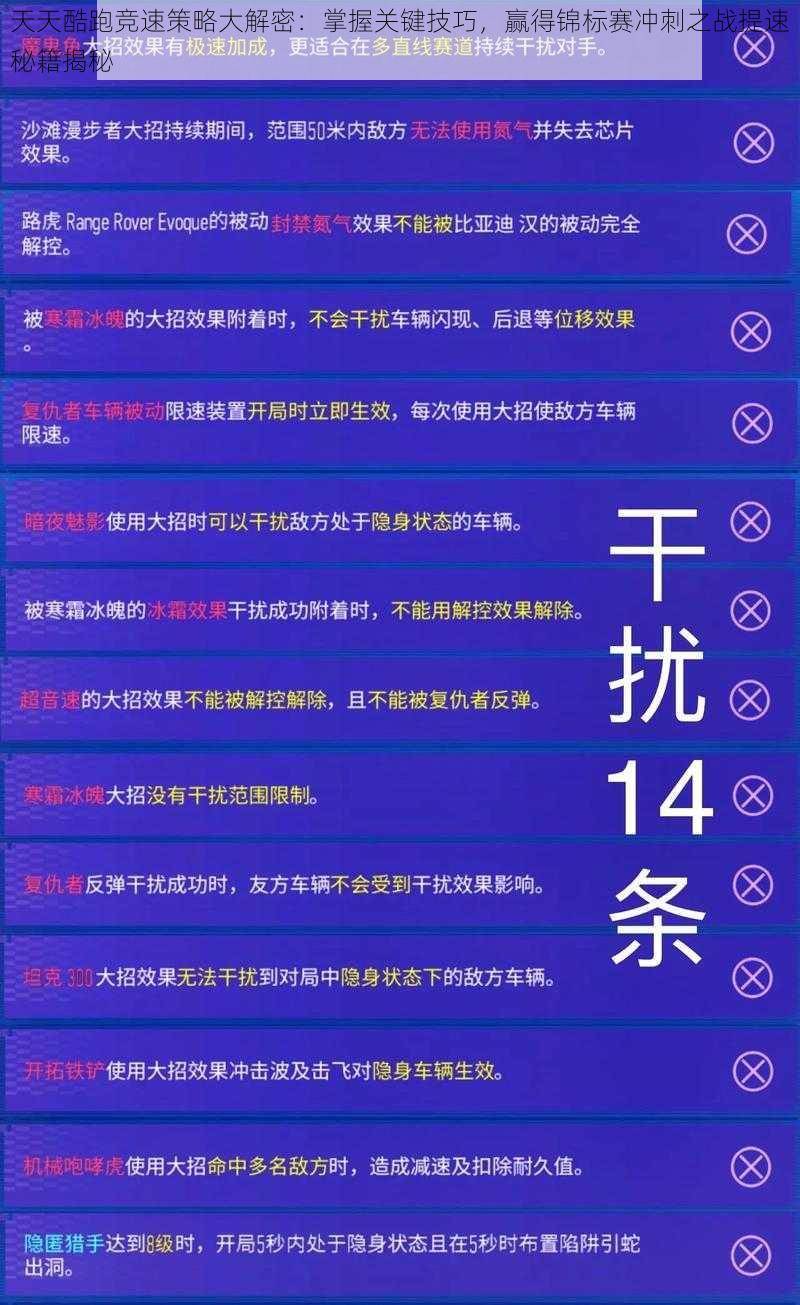 天天酷跑竞速策略大解密：掌握关键技巧，赢得锦标赛冲刺之战提速秘籍揭秘